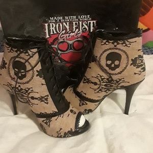 Iron Fist heeled boots